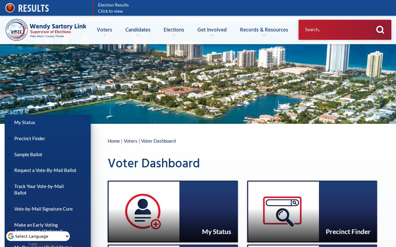 Lake Worth Beach residents directory Palm Beach voter status lookup