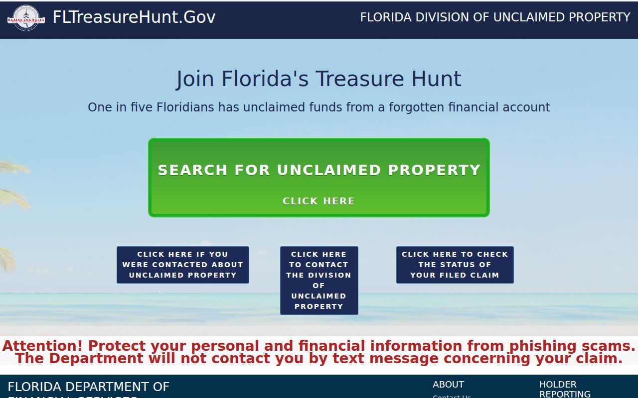 Lake Worth Beach resident lookup unclaimed property search